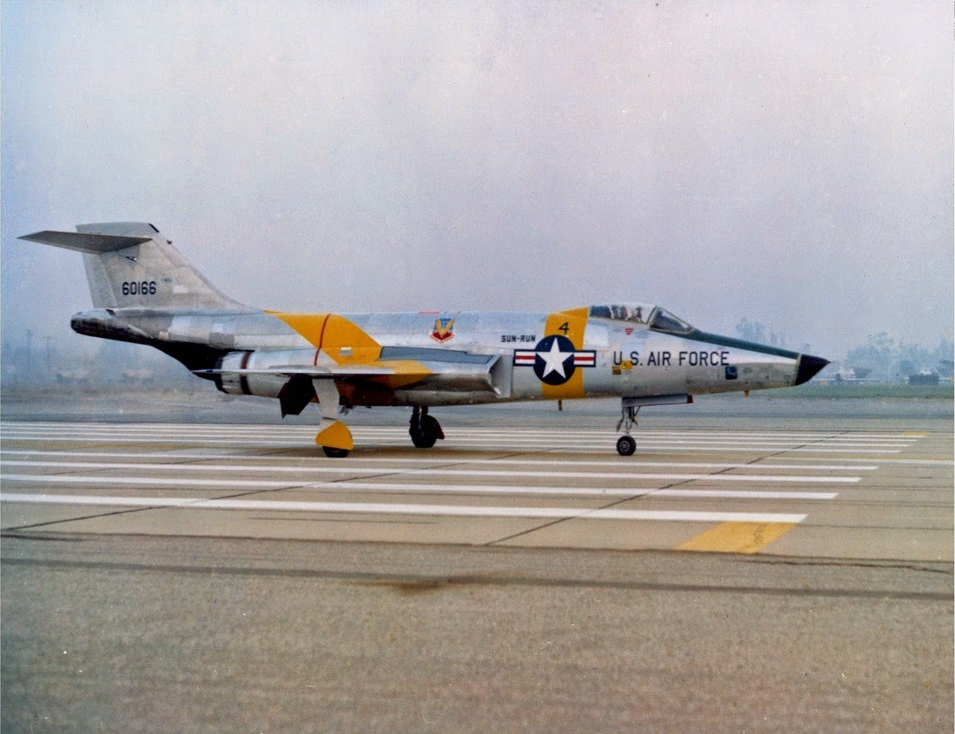 Operation Sun Run #4, McDonnell RF-101C Voodoo 56-166, flown by Captain Ray C. Schrecengost, U.S. Air Force. (Greater St. Louis Air and Space Museum via Ron Downey)
