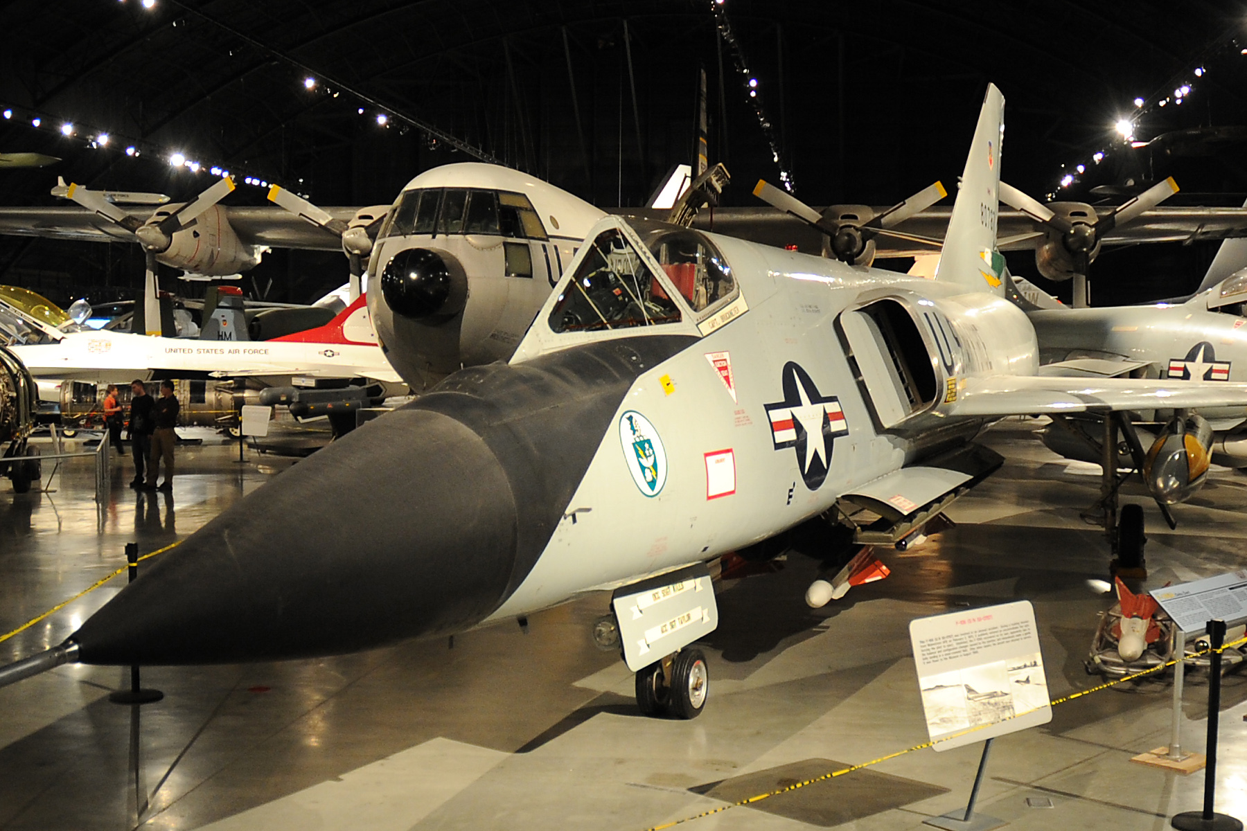 Convair F-106A-100-CO Delta Dart 58-0787 in the collection of the National Museum of the United States Air Force, Wright-Patterson AFB, Ohio. (U.S. Air Force) 