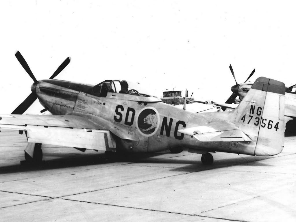 North American Aviation F-51D Mustang, 175th Fighter Squadron, South Dakota Air National Guard.