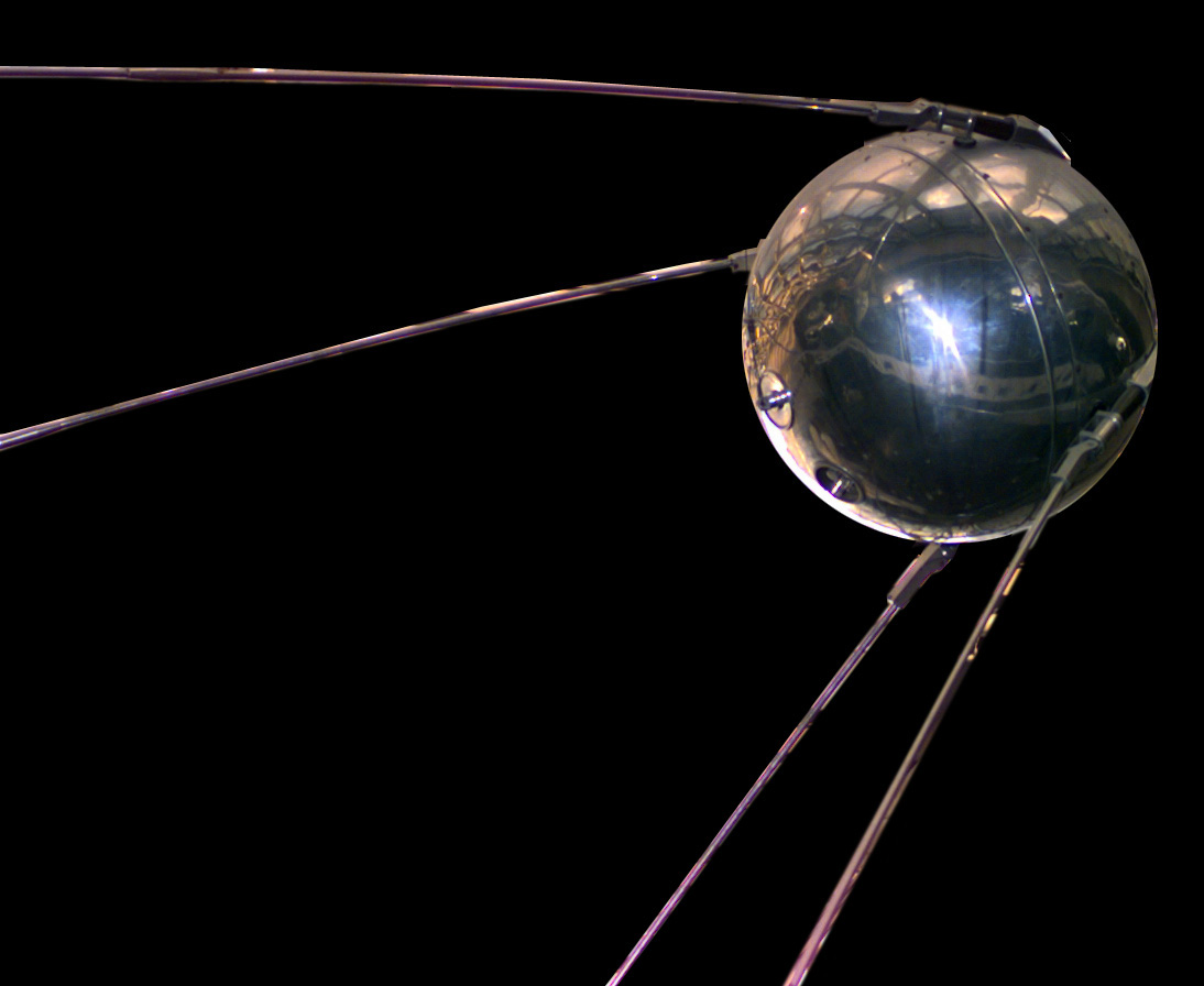 Replica of Sputnik 1 satellite at the Smithsonian Institution National Air and Space Museum (NSAM)