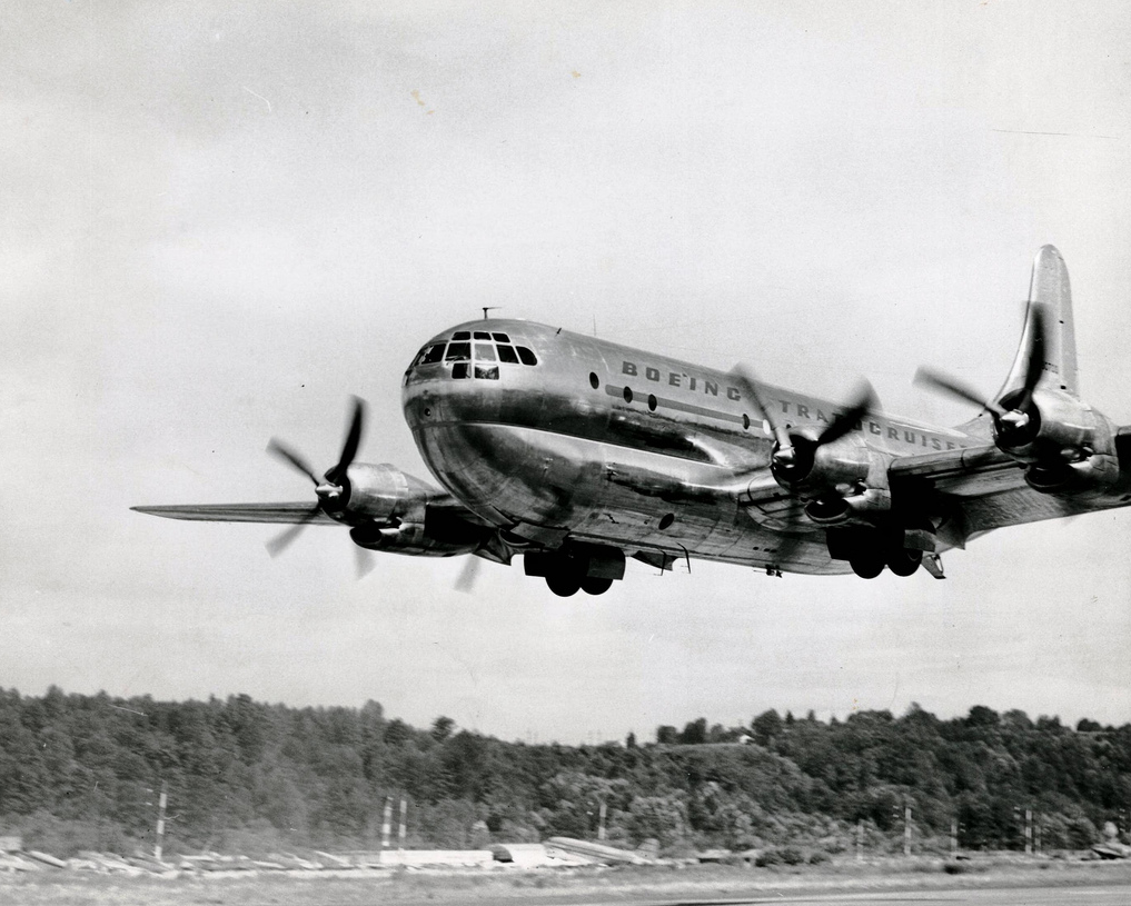 First flight, Boeing Model 377 Stratocruiser