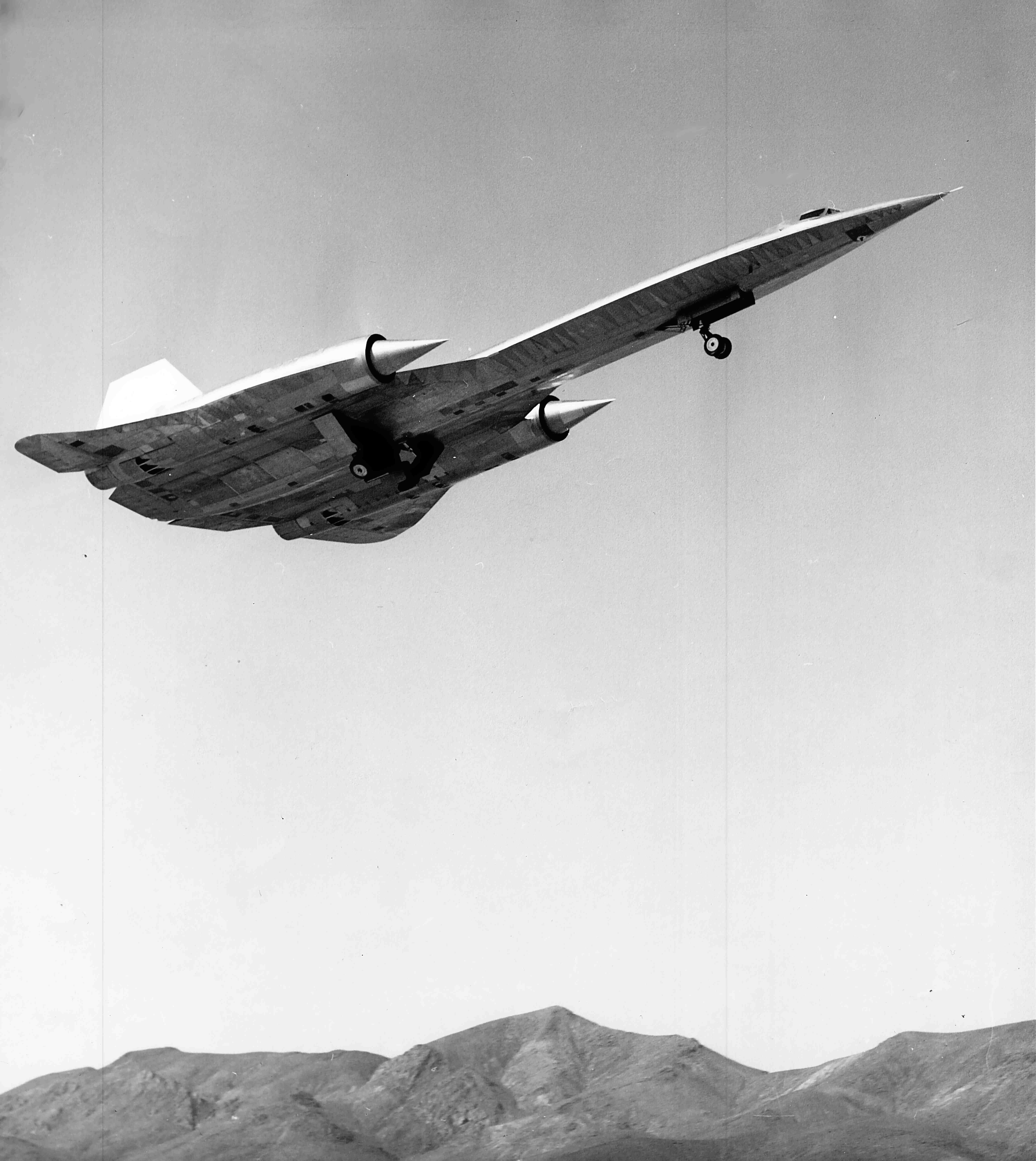 "Article 121" takes off on its first flight at Groom Lake, Nevada, 30 April 1962. (Lockheed Martin)