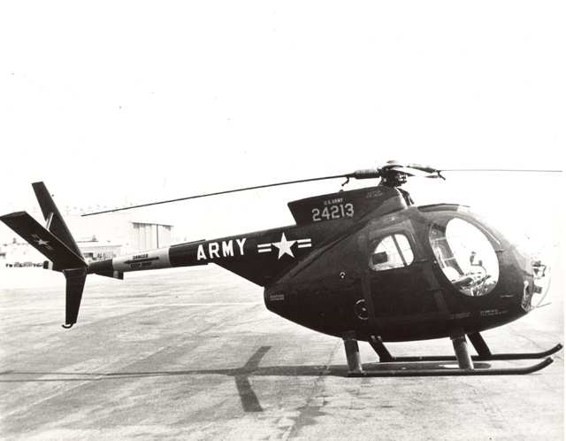 Hughes YOH-6A 62-4213 at Edwards Air Force Base, 1966. (FAI)