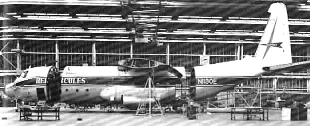 N1130E's fuselage was cut in two places to accommodate an 8 foot, 4 inch ( meter) stretch. (Lockheed Martin)