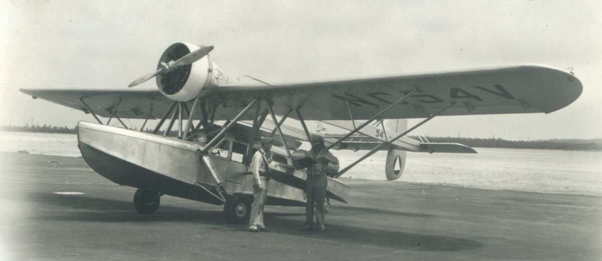 Sikorsky S-39 amphibian NC54V (Civil Air Patrol)