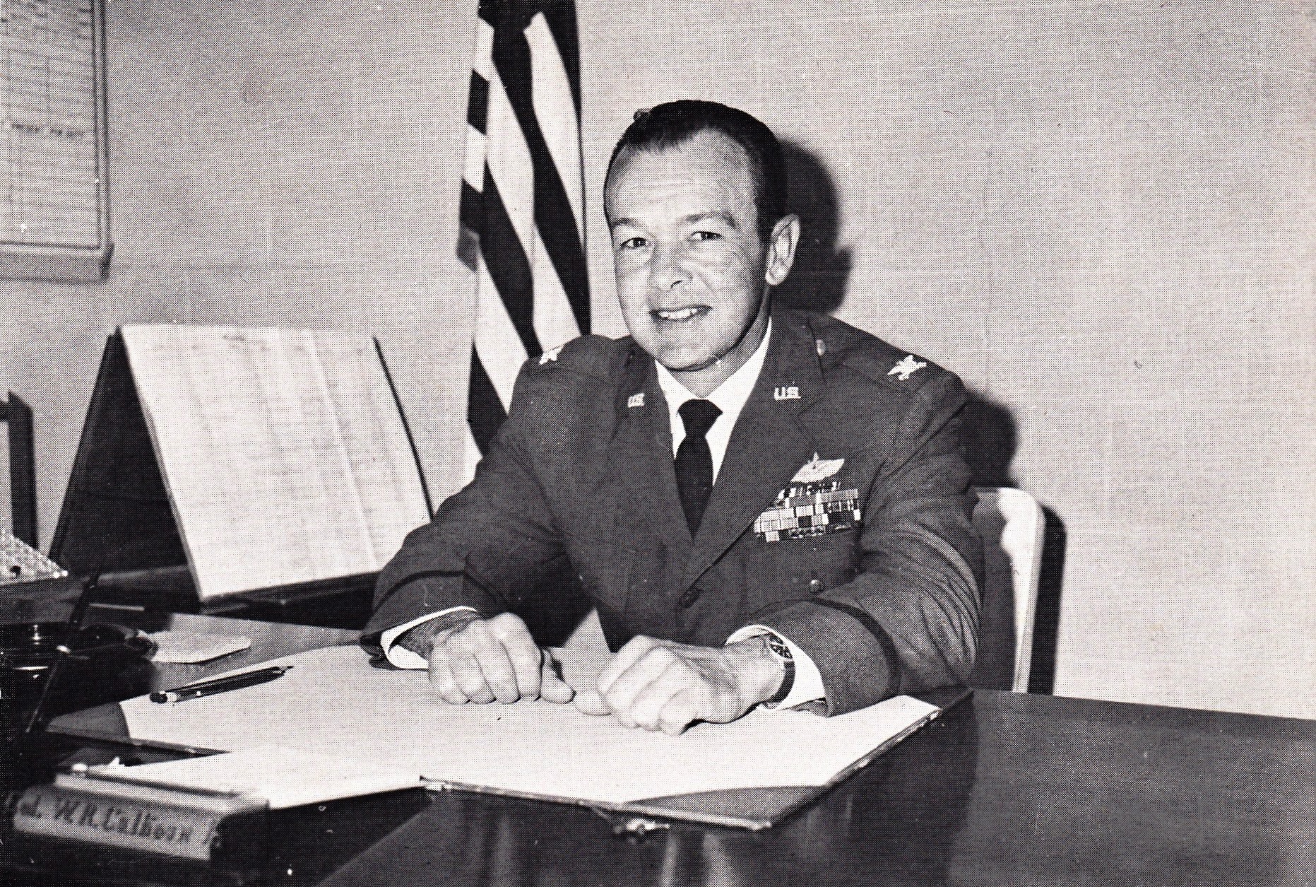 Colonel William R. Calhoun, Jr., U.S. Air Force, commanding the 461st Bombardment Wing, circa 1963. (U.S. Air Force)