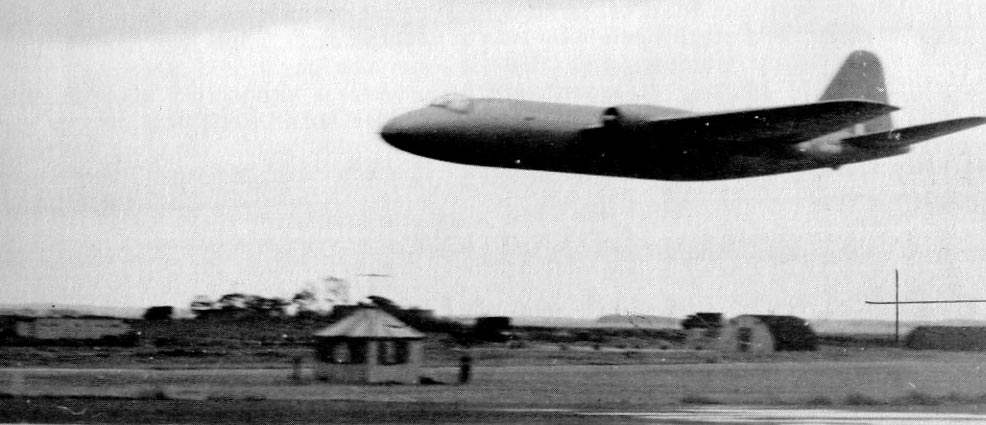 English Electric A.1 VN799. Note the rounded vertical fin of this early configuration.