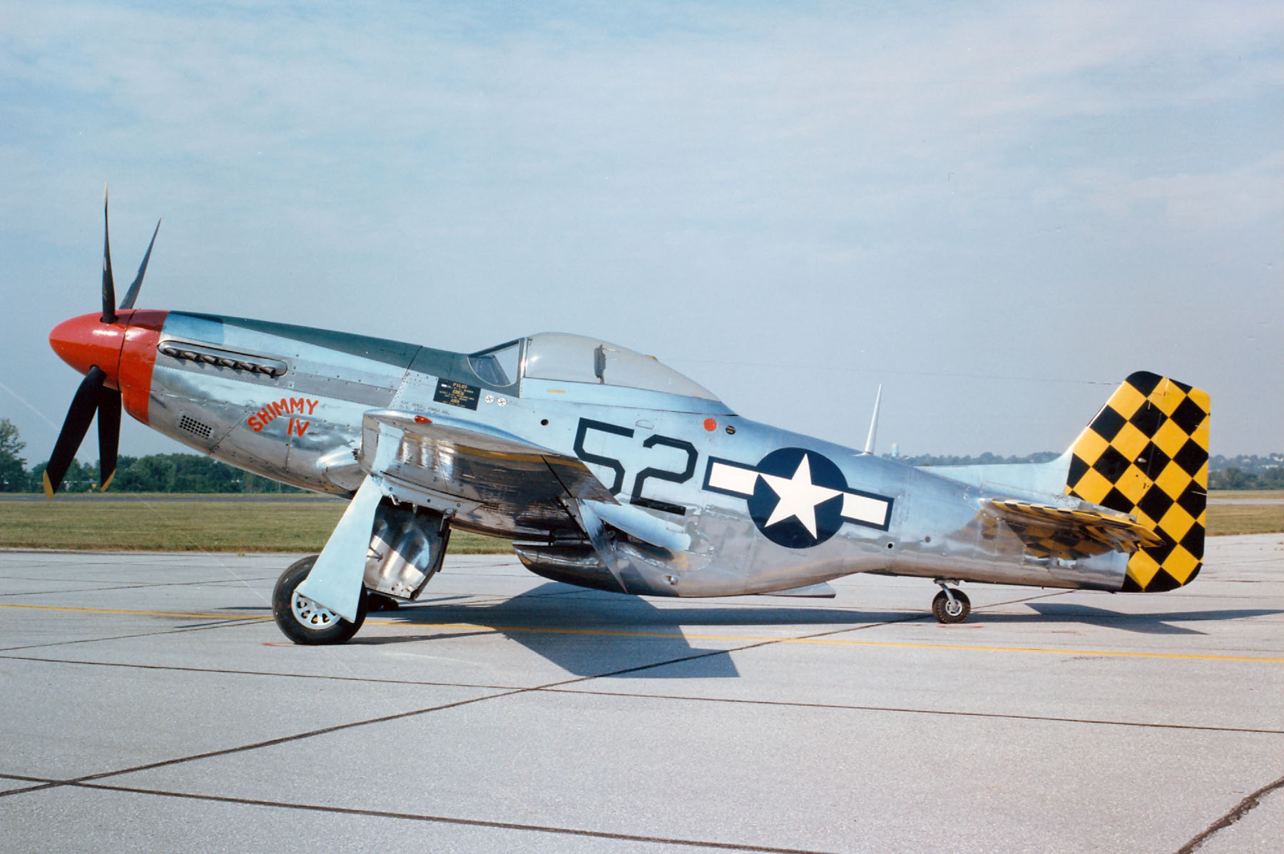 Left profile, North American Aviation P-51D-30-NA 44-74936, at the National Museum of the United States Air Force. (U.S. Air Force)