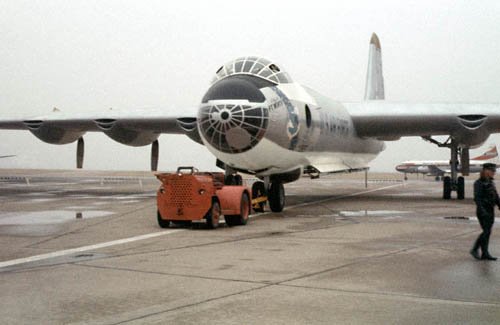 Convair B-36J-10-CF Peacemaker 52-2827 at Amon Carter Field, Fort Worth, Texas, 12 February 1959. (Unattributed)