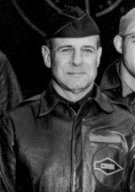 Lt. Col. James H. Doolittle, USAAF, aboard USS Hornet, April 1942. (U. S Air Force)