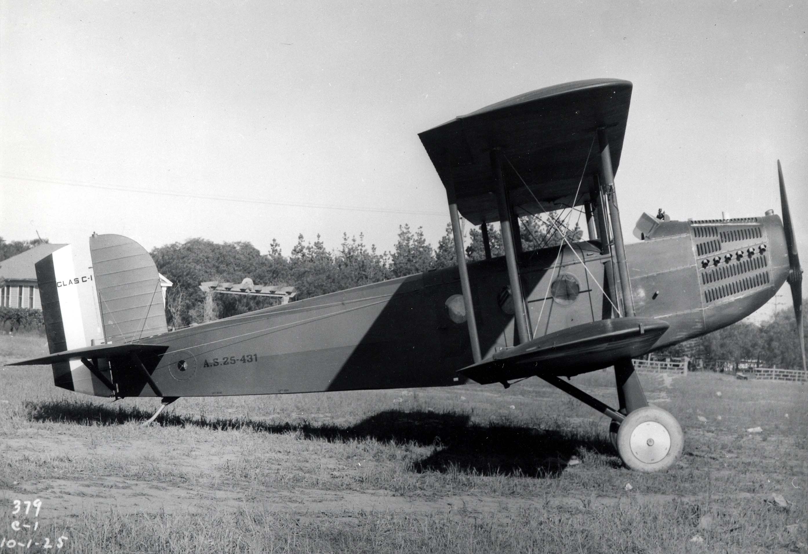 Douglas C-1 transport, serial number A.S. 25-431, 1 October 1925. (U.S. Air Force)