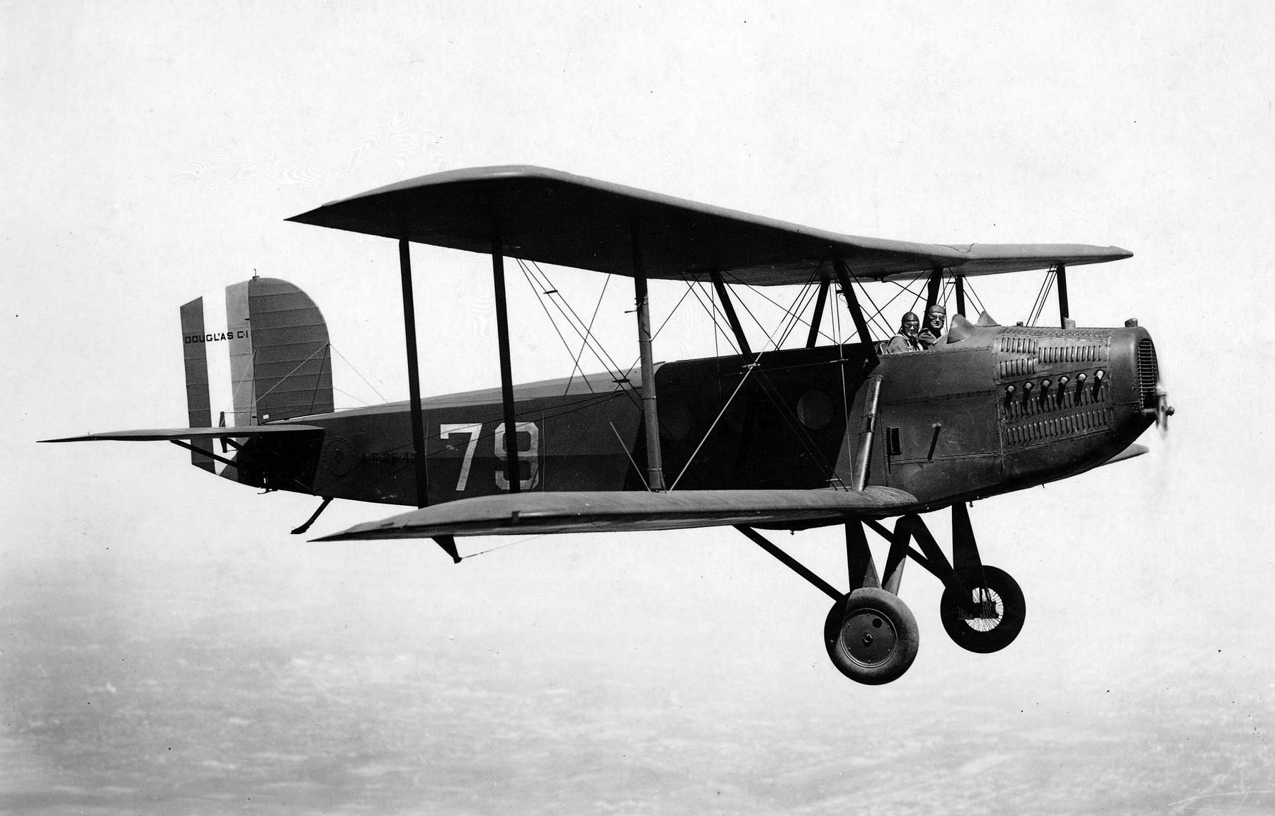 Douglas C-1 in flight. (U.S. Air Force)