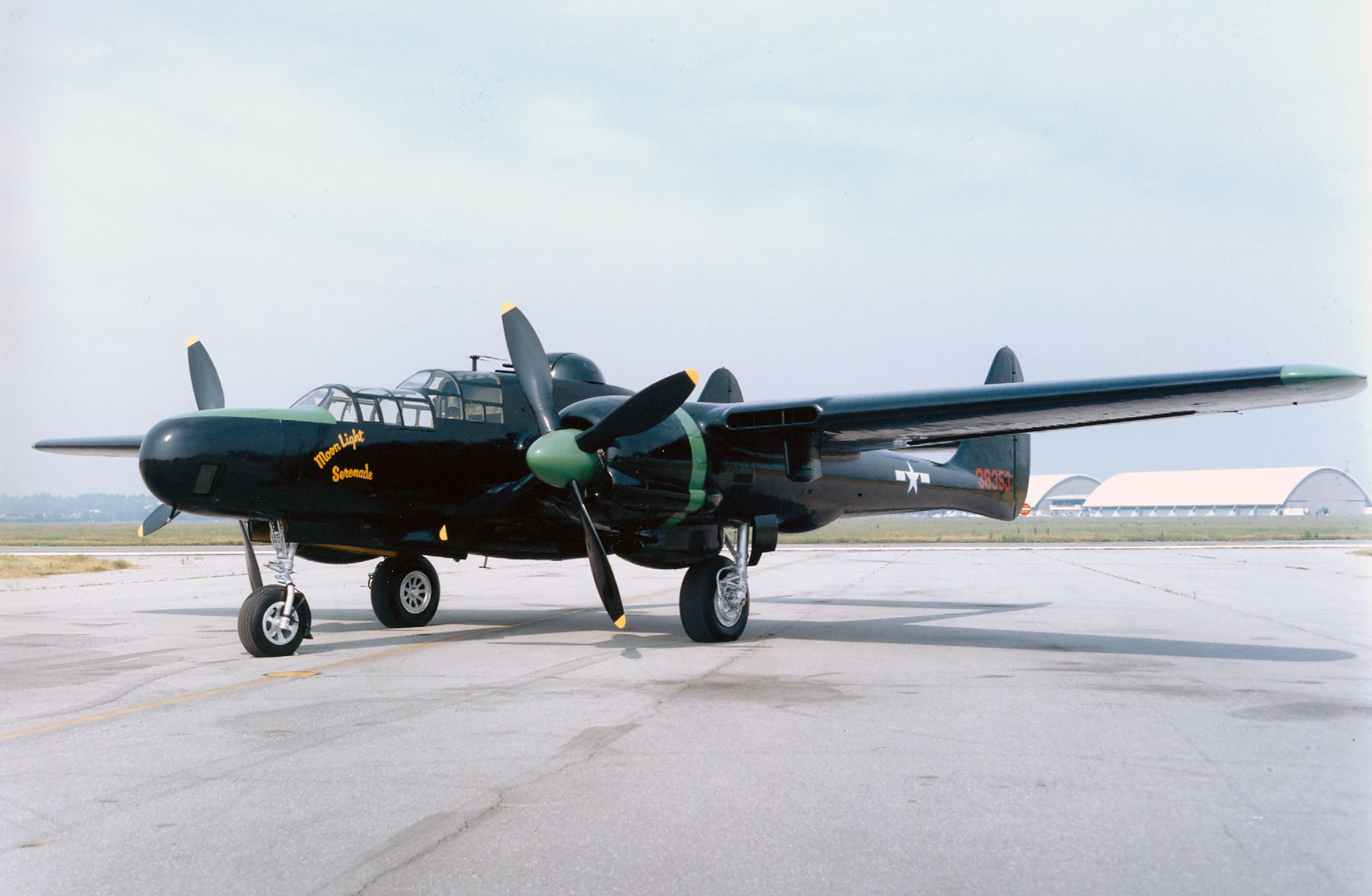 Northrop P-61C-1-NO Black Widow 43-8353 at the National Museum of the United States Air Force. (U.S. Air Force)
