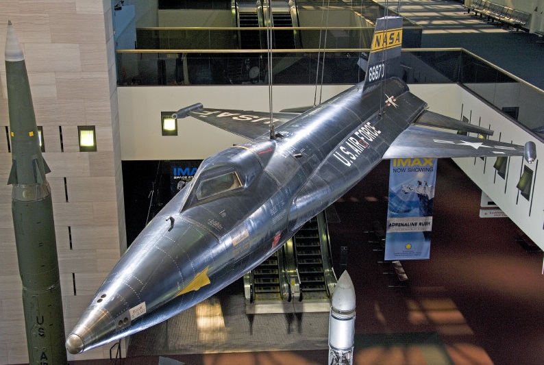 North American Aviation Inc./U.S. Air Force/NASA X-15A 56-6670 hypersonic research rocketplane on display at the National Air and Space Museum. (Photo by Eric Long, National Air and Space Museum, Smithsonian Institution)