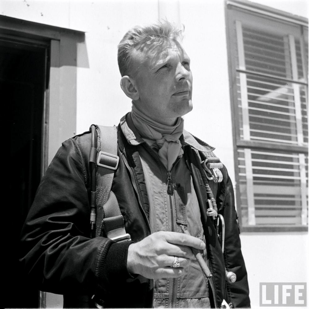 Captain Iven Carl Kincheloe, Jr., United states Air Force. LIFE Magazine via Jet Pilot Overseas) 