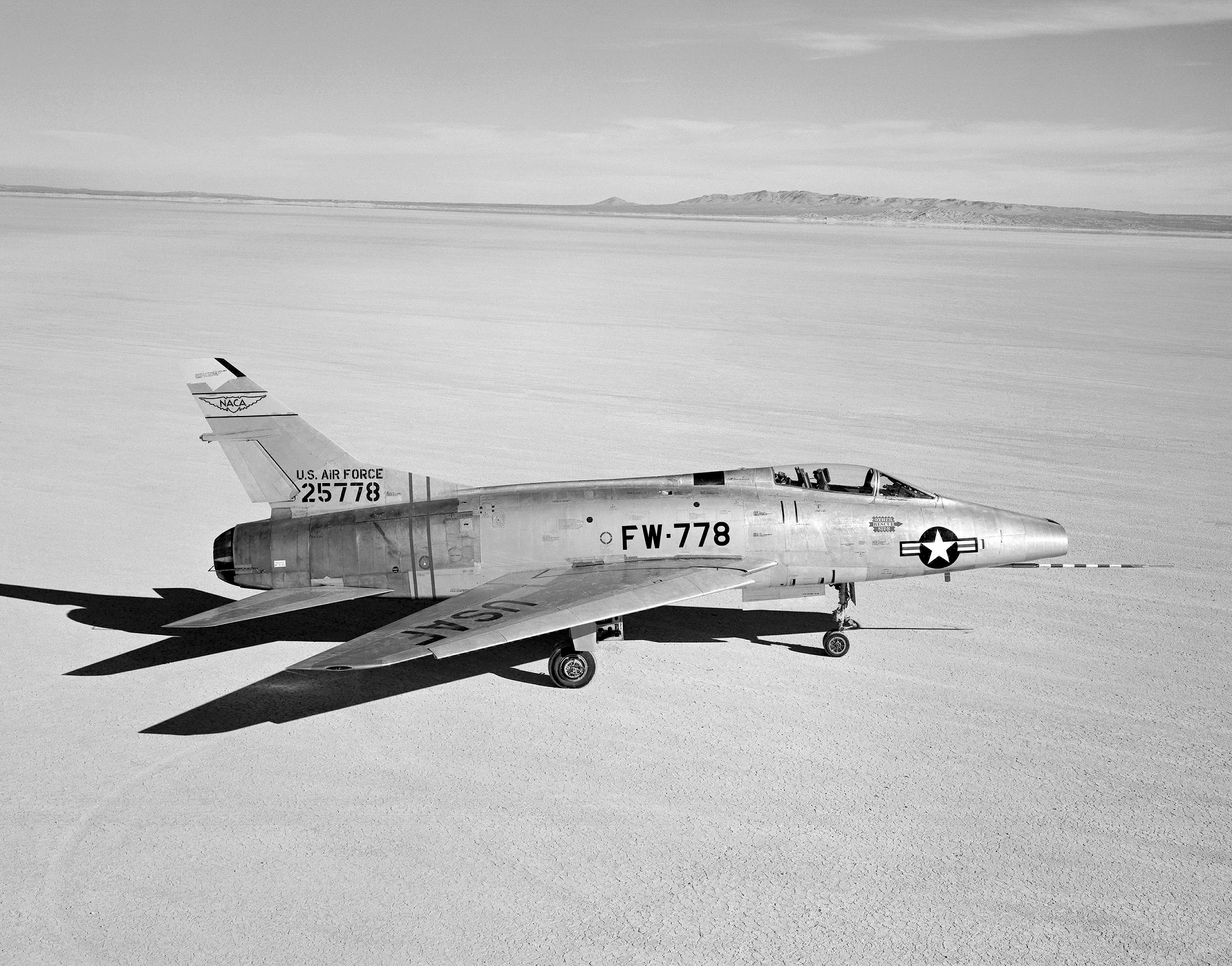 North American Aviation F-100A-5-NA Super Sabre 52-5778. (NASA)