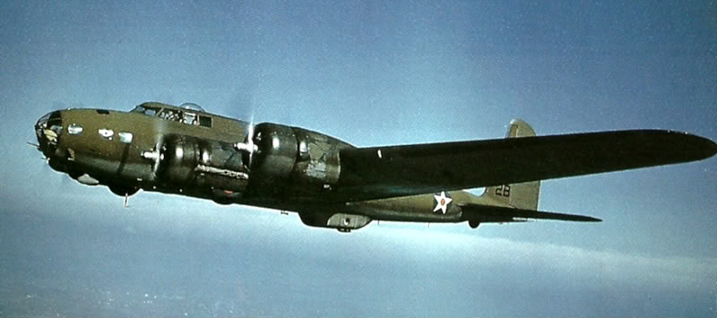 A Boeing B-17C Flying Fortress, similar to 40-2045. (U.S. Air Force)