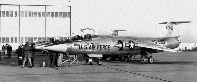 Lockheed F-104C-5-LO Starfighter 56-885. (U.S. Air Force)