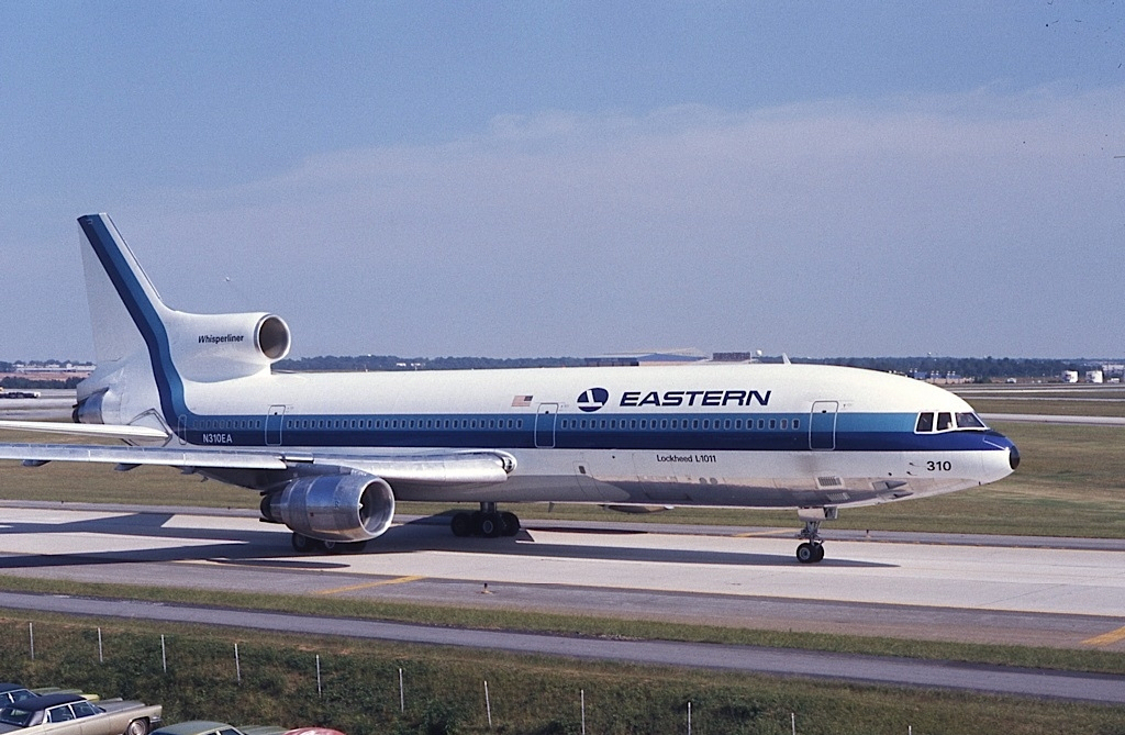 Eastern Airlines' Lockheed L-1011-385-1 TriStar, N310EA, the airliner that crashed 29 December 1972. (Photograph © Jon Proctor. Used with permission.)