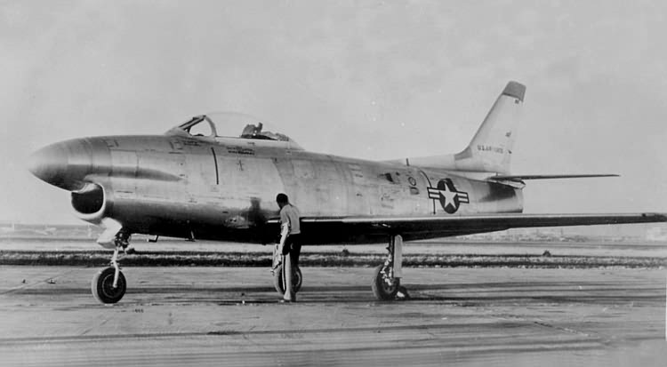 North American Aviation YF-86D Sabre 50-577