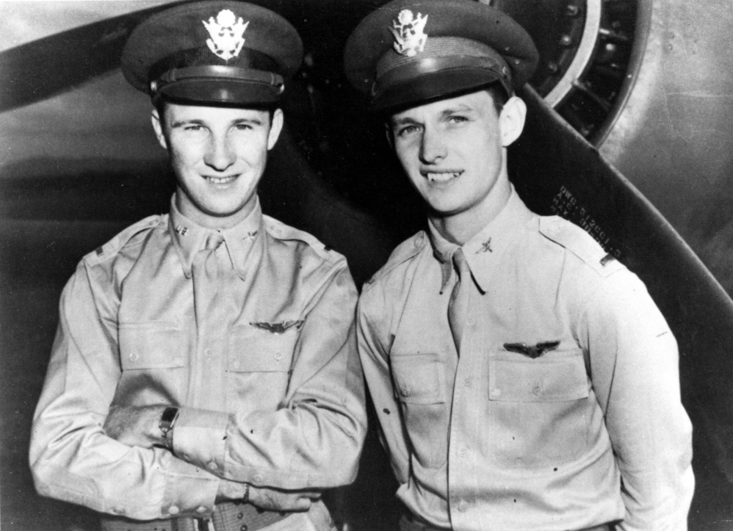 Lieutenants Ken Taylor and George Welch, U.S. Army Air Corps. (U.S. Air Force)