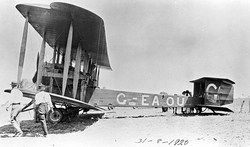 Vickers F.B.27A Vimy IV, G-EAOU.