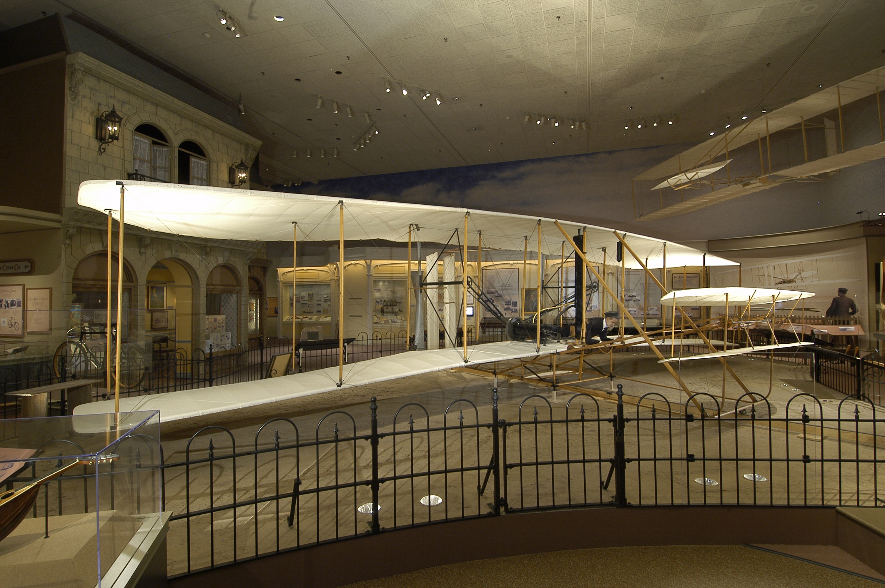 The 1903 Wright Flyer at the Smithsonian Institution. (Photo by Eric Long, National Air and Space Museum, Smithsonian Institution)