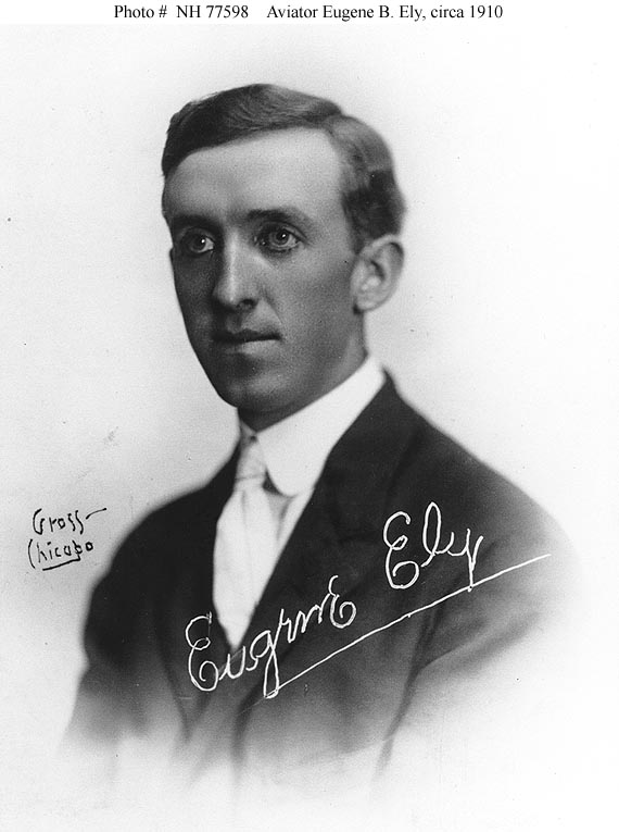 Eugene Burton Ely, 1886–1911. (Portrait by J. Ellsworth Gross, Chicago, Illinois, 1910)