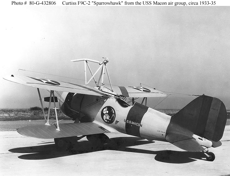 Curtiss F9C-2 Sparrowhawk, Bu. No. 9056. (U.S. Navy)