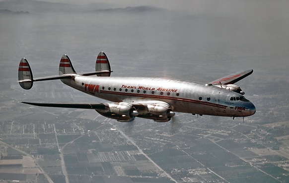 Transcontinental and Western Airlines Lockheed L-049 Constellation. (TWA)