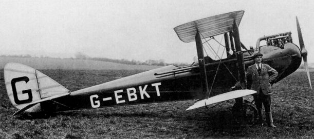 The prototype de Havilland Aircraft Company DH.60 Moth, G-EBKT.