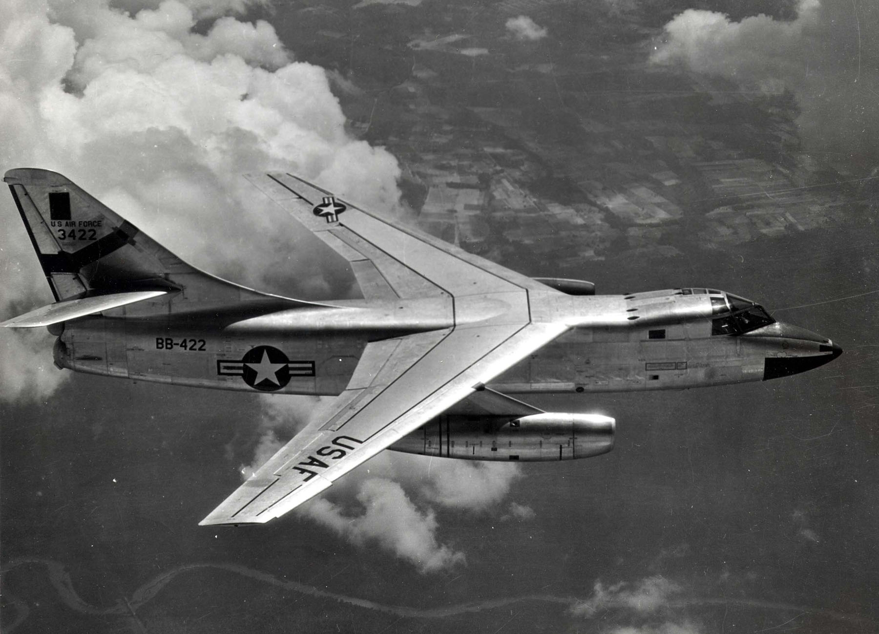 Douglas RB-66B-DL Destroyer 53-422. (U.S. Air Force)