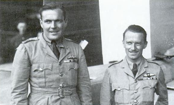 Sqadron Leader A.G. Jones-Williams and Flight Lieutenant N.H. Jenkins at RAF Cranwell, June 1929. (Flight) 