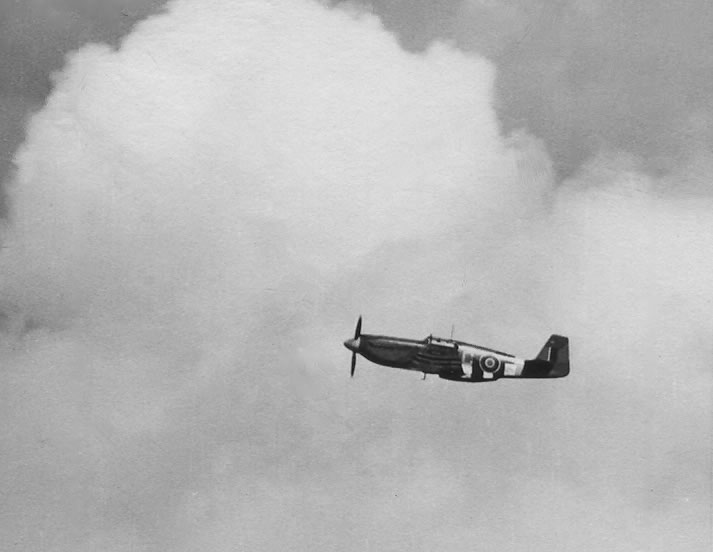 Mustang Mk.1 of No. 168 Squadron, Royal Air Force. (RAF) 