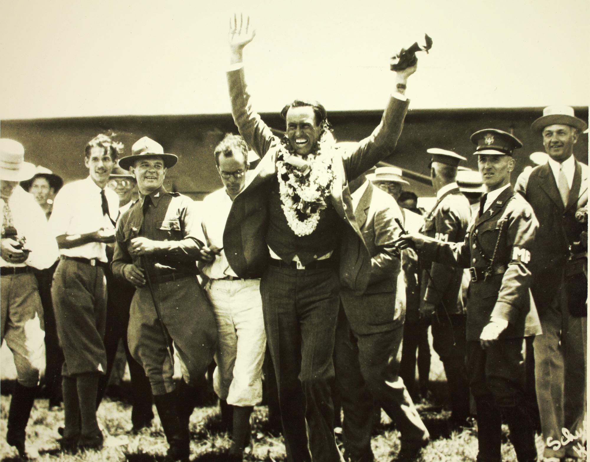 Arthur C. Goebel won the Dole Air Race. (San Diego Air and Space Museum Archives)