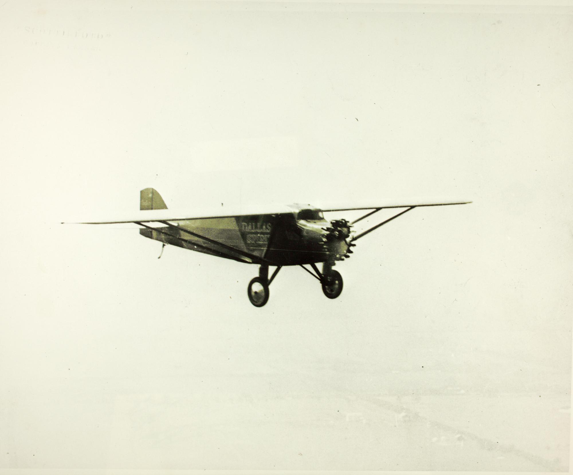 Swallow Monoplane NX914, Dallas Spirit. (San Diego Air and Space Museum Archives)