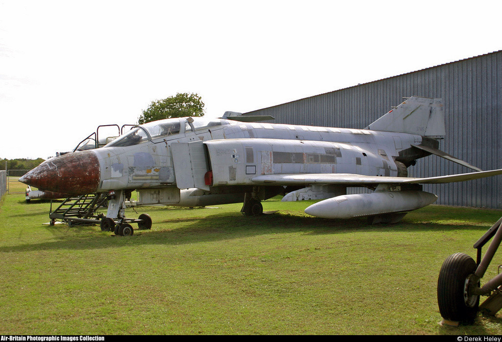 Awaiting restoration, McDonnell F-4C-15-MC Phantom II 63-7415 at San Antonio, Texas. (ABC Pic)