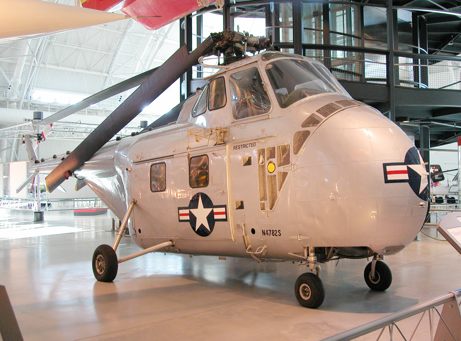 The first of five YH-19 service test helicopters, 49-2012 is on display at the Smithsonian Institution National Air and Space Museum. (NASM)