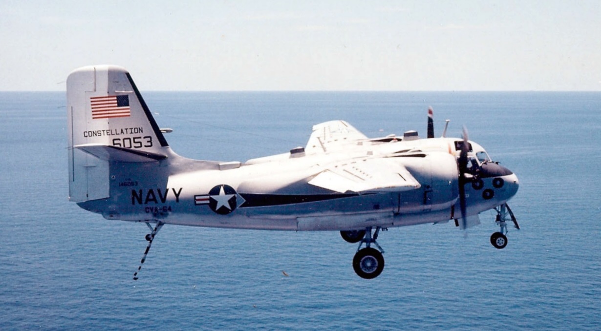 A Grumman C-1A Trader, Bu. No. 146053, circa 1974. (U.S. Navy)