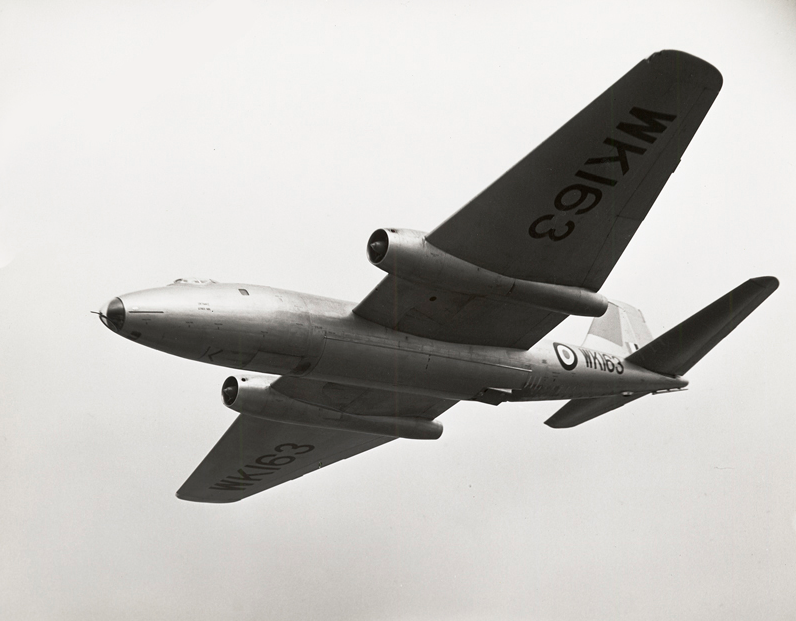 WK163 with rocket engine installed in its bomb bay. (Institution of Mechanical Engineers) 