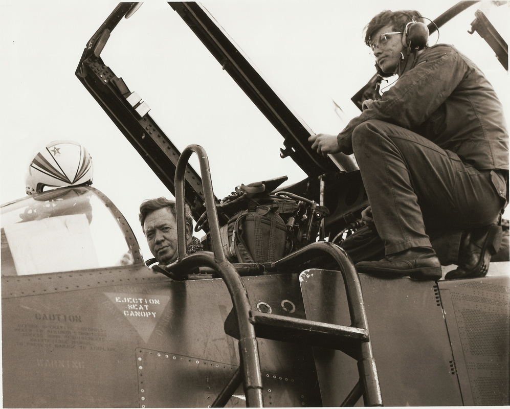 Lieutenat Colonel Joseph W. Kittinger II, 555th Tactical Fighter Squadron, in the cockpit of a McDonnell F-4 Phantom II, Udorn RTAFB, 1972. (U.S. Air Force)