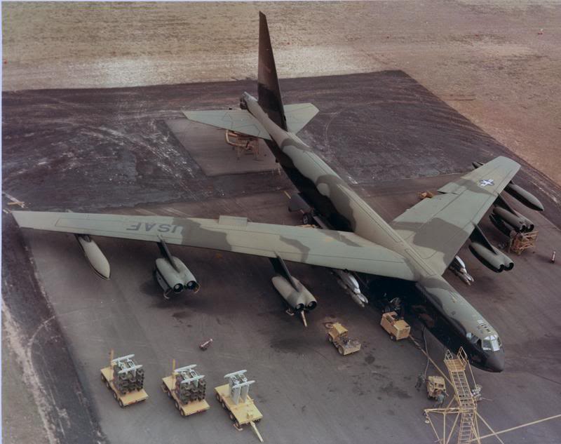 Boeing B-52D-65-BO 55-0110 at U Tapao RTAFB. (U.S. Air Force)