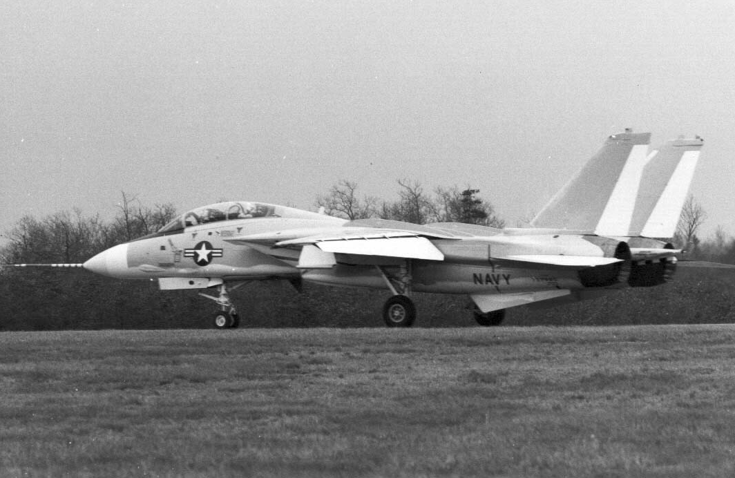 Grumman F-14A-1-GR Tomcat Bu. No. 157980, just before its first flight, Calverton, Long Island, New York, 21 December 1970. (Grumman)