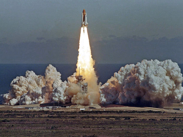 challenger sts 51l space shuttle launch