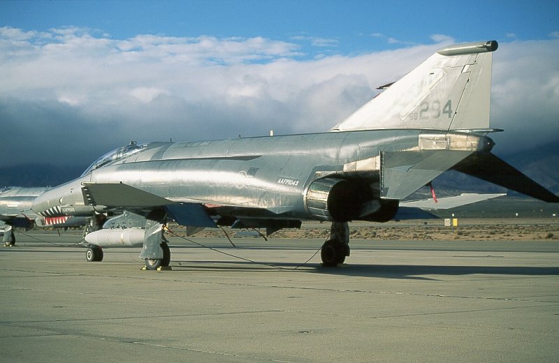 Left rear quarter view of McDonnell Douglas F-4G-44-MC Phantom II 69-7294. (Photograph courtesy of Bas Stubert)
