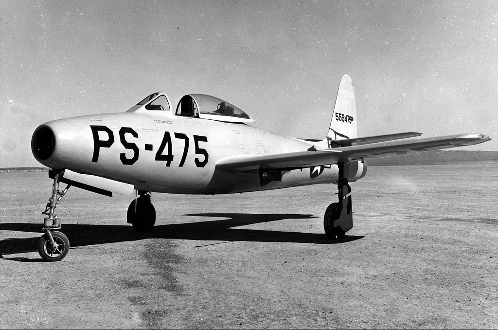 Republic XP-84 Thunderjet. (U.S. Air Force)