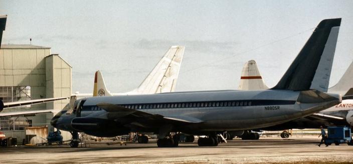 Converted Convair 880 N880SR. (Captain Charles Lindberg)