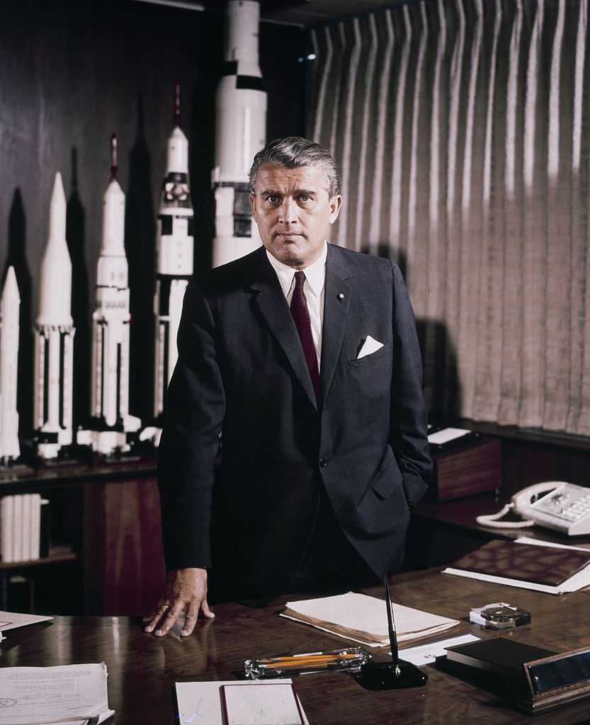 Wernher von Braun, Director, Marshall Space Flight Center (NASA)