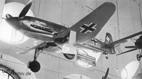 Henkel He 100 V8 displayed at the Deutsches Museum, München, Germany.