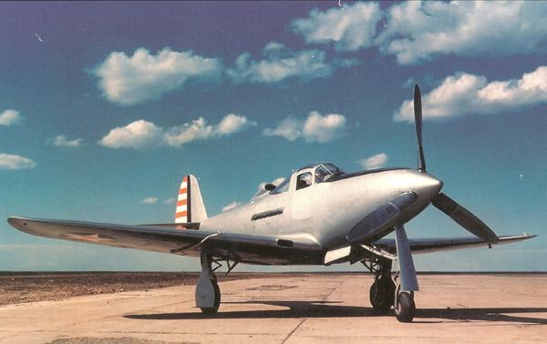 Bell XP-39 prototype, serial number 38-326. (Bell Aircraft Corporation)